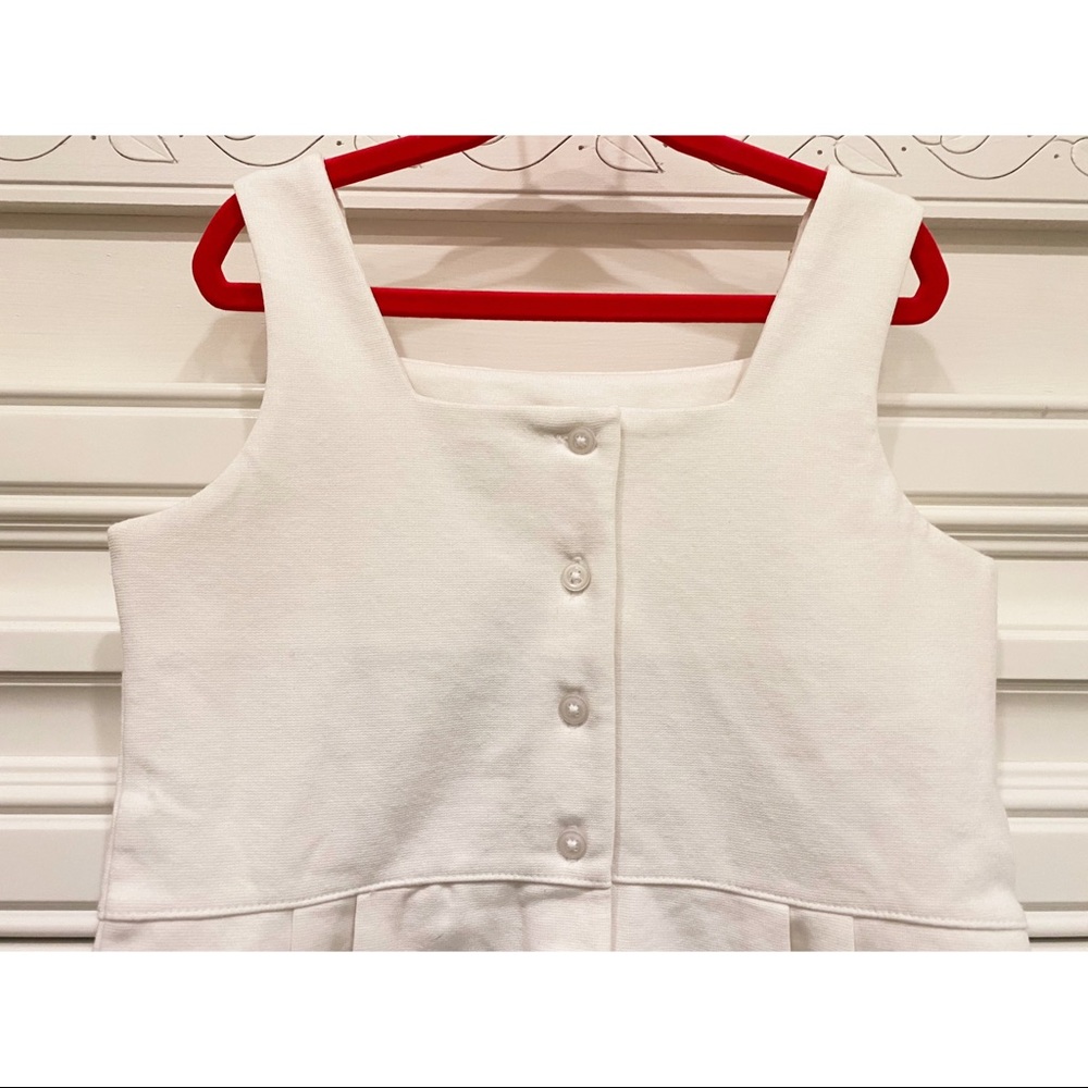 NWT Beautiful Janie and Jack Ivory Dress w/ Gold Detailing Sz. 5 - Picture 4 of 6